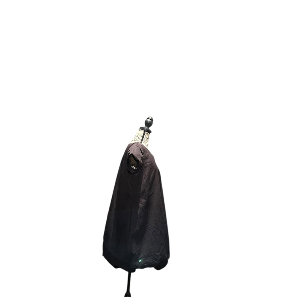 Designer Amanda Uprichard New York by Nordstrom Black Cap Sleeve Bubble Dress - Picture 5 of 9